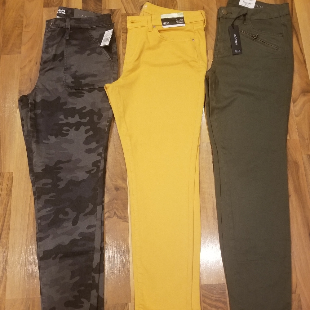 Womens size 12 bundle of casual pants